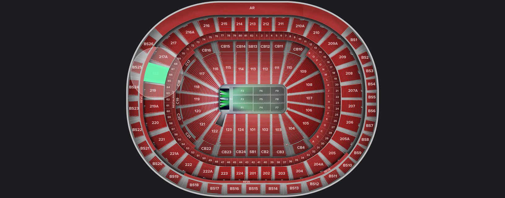 Seat view from Upper