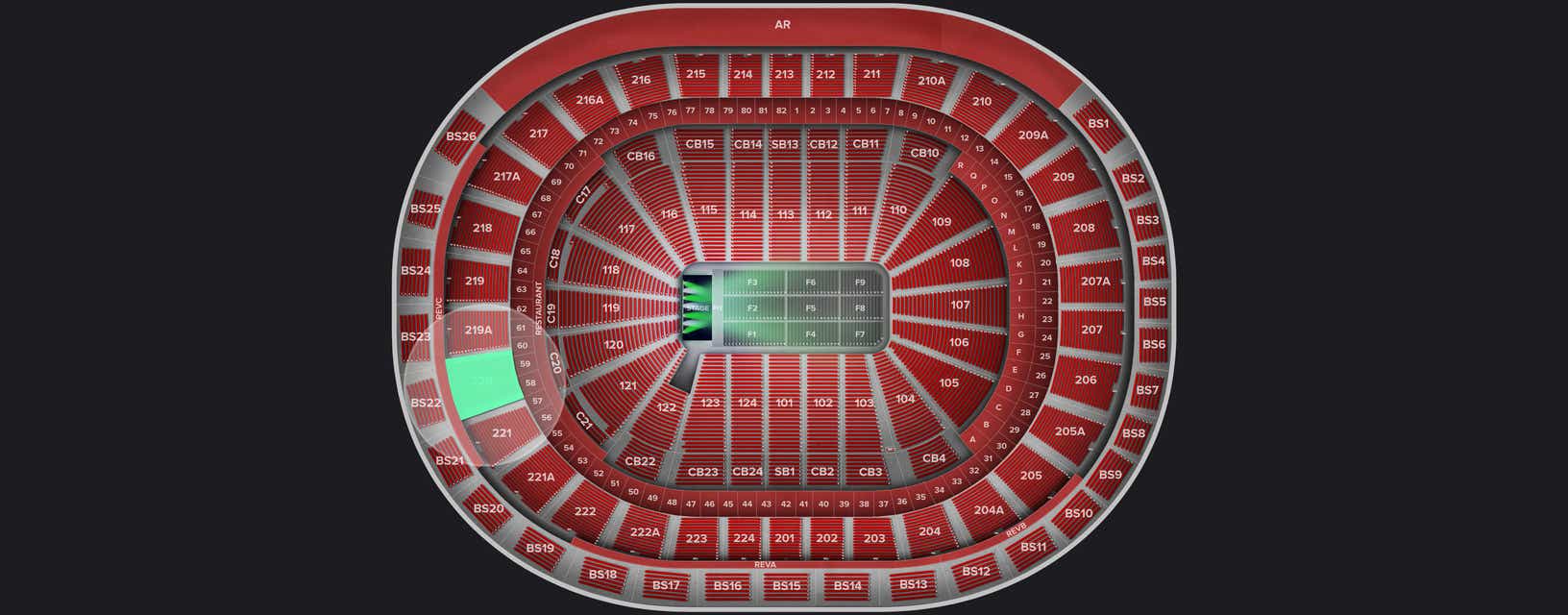 Seat view from Upper