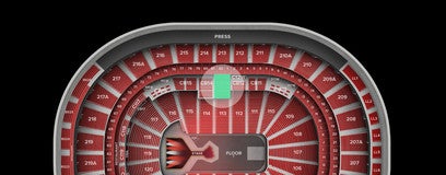 Seat view from Club Box