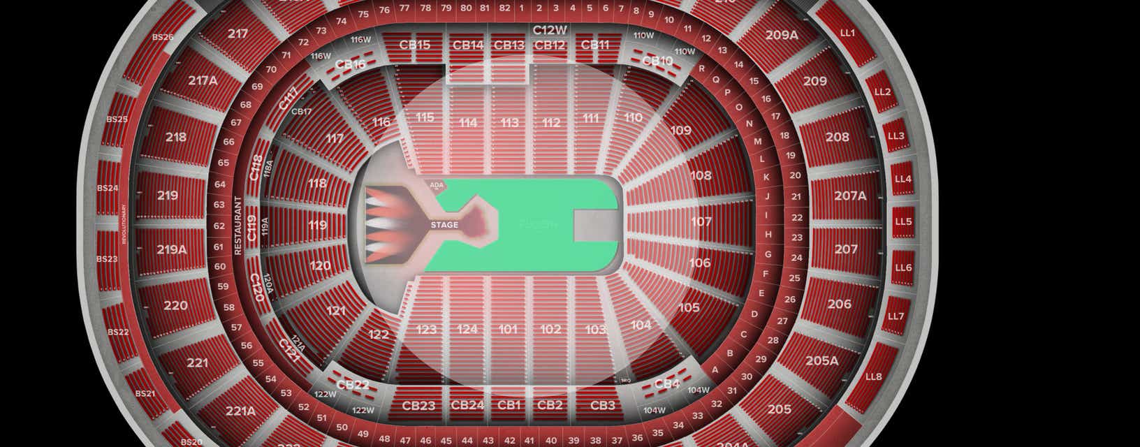 Seat view from Floor