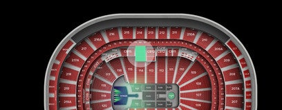 Seat view from Club Box