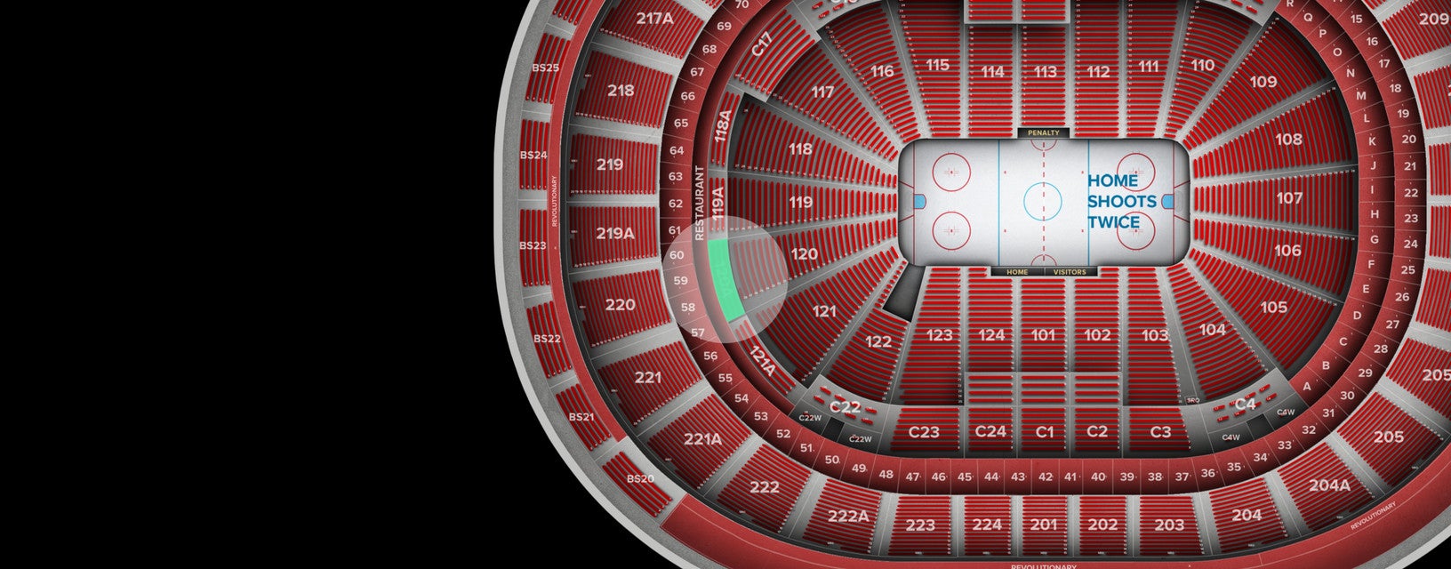 Seat view from Lower