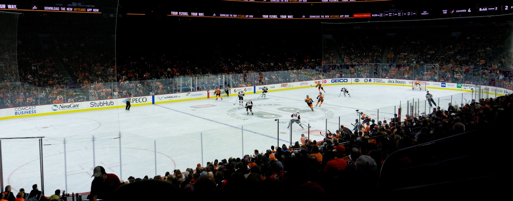Seat view from Ice Row