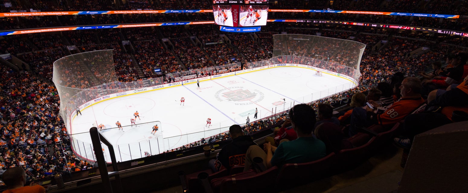 Seat view from Mezzanine Corner