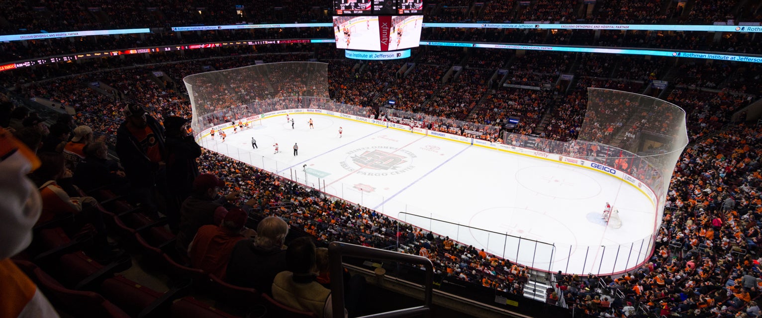 Seat view from Mezzanine Corner