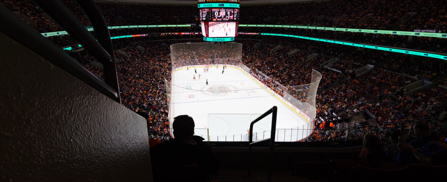 Seat view from Mezzanine Goal
