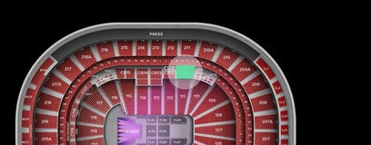 Seat view from Club Box