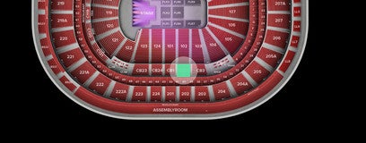 Seat view from Club Box