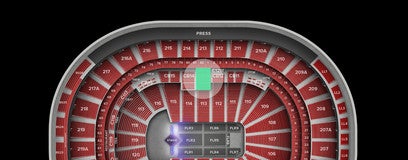 Seat view from Club Box