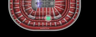 Seat view from Club Box