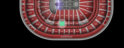 Seat view from Club Box