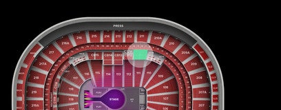 Seat view from Club Box