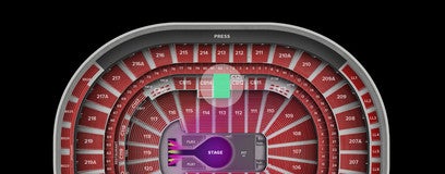 Seat view from Club Box