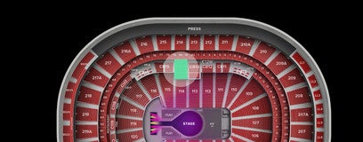 Seat view from Club Box