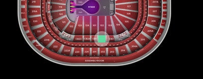 Seat view from Club Box