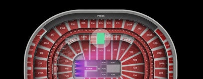 Seat view from Club Box