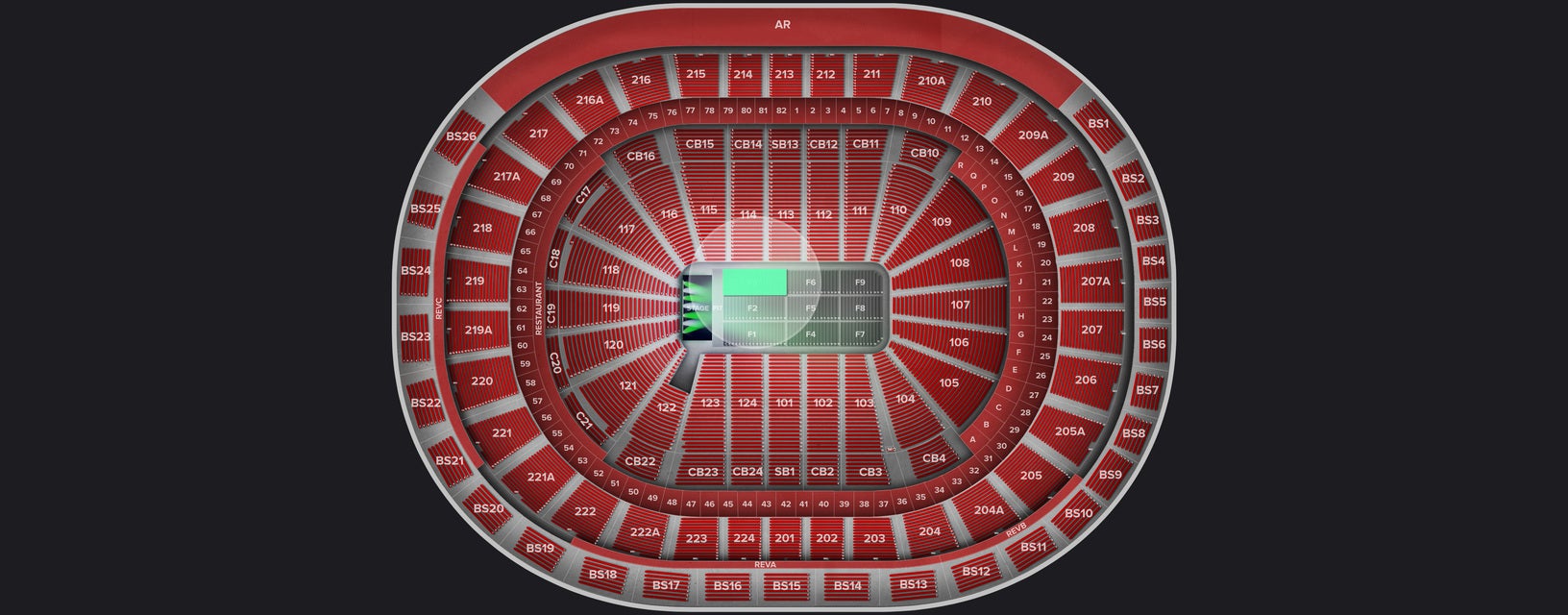 Seat view from Floor