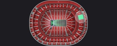 Seat view from Mezzanine Goal