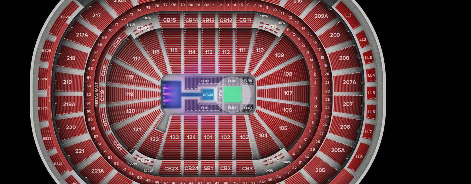 Seat view from Floor