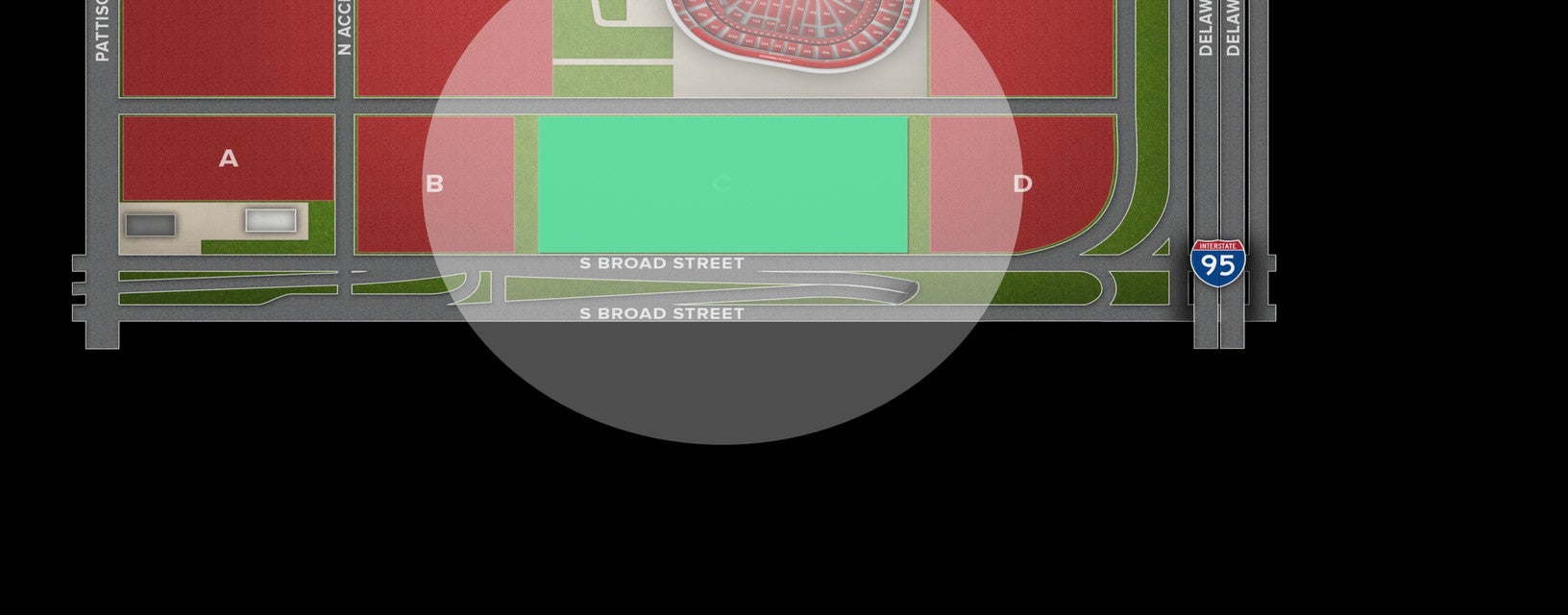 Seat view from Lot
