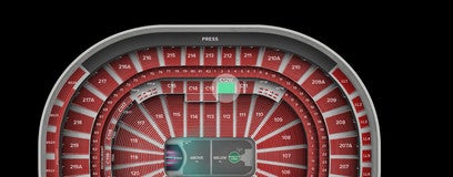 Seat view from Club