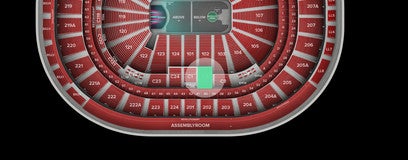 Seat view from Club Box