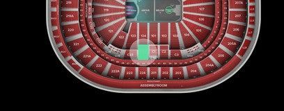 Seat view from Club Box