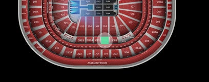 Seat view from Club Box