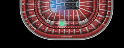 Seat view from Club Box