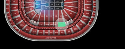 Seat view from Club Box