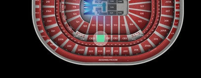 Seat view from Club Box