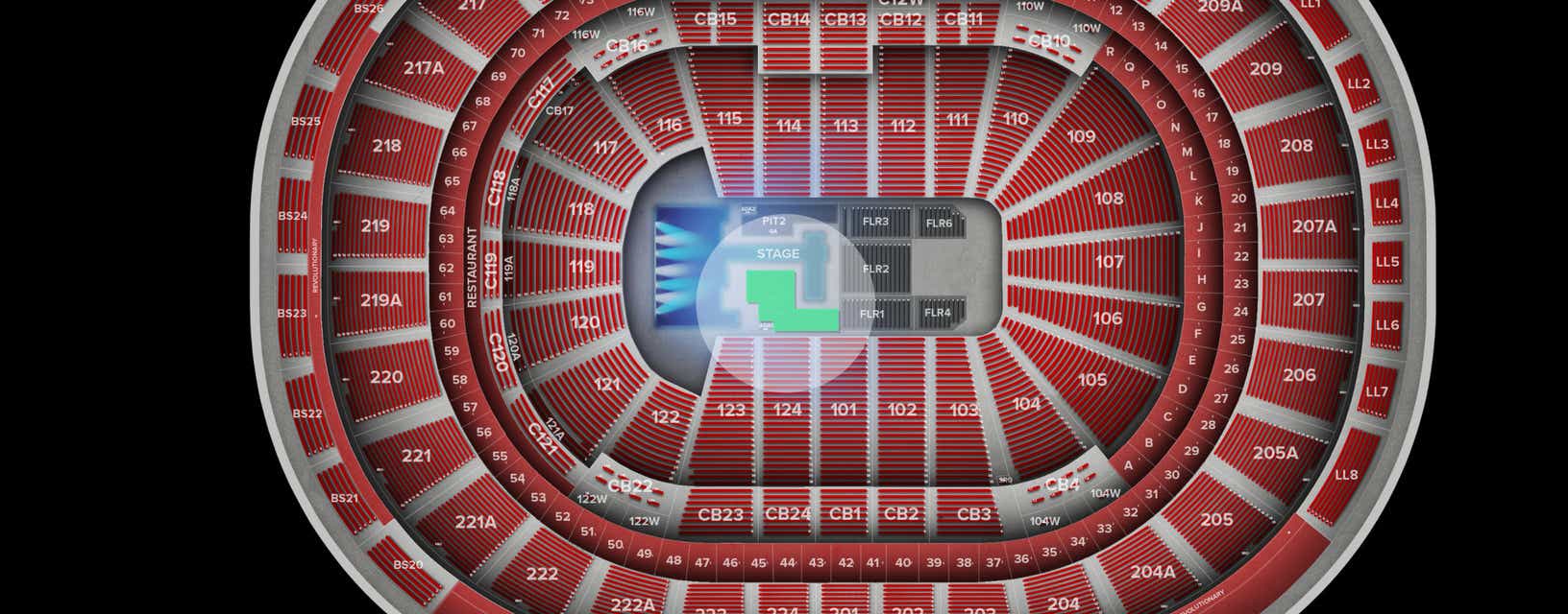 Seat view from Pit 1