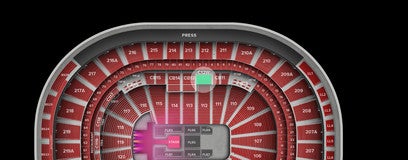 Seat view from Club Box