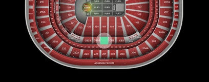 Seat view from Club Box