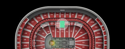 Seat view from Club Box