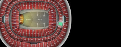 Seat view from Club