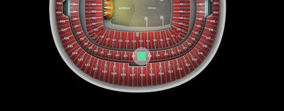 Seat view from Club