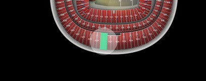 Seat view from Upper