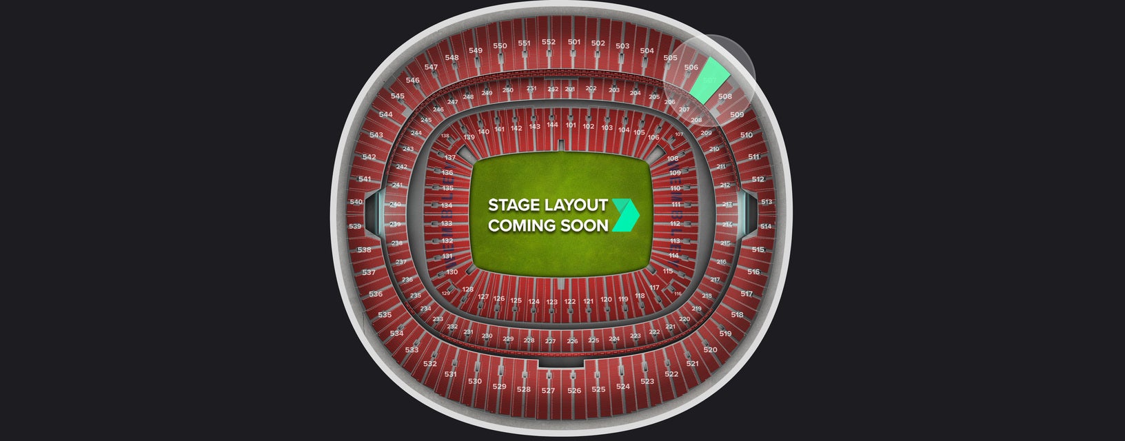 Seat view from Upper