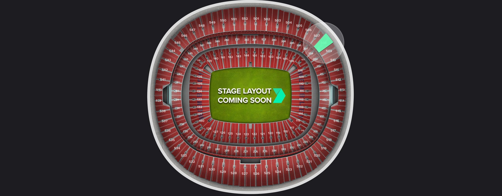 Seat view from Upper