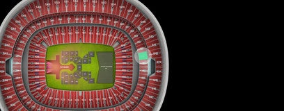 Seat view from Club