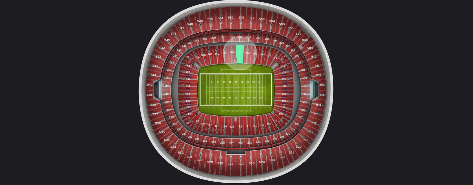 Seat view from Lower