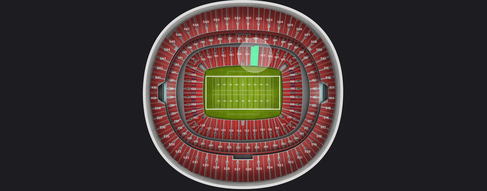 Seat view from Lower