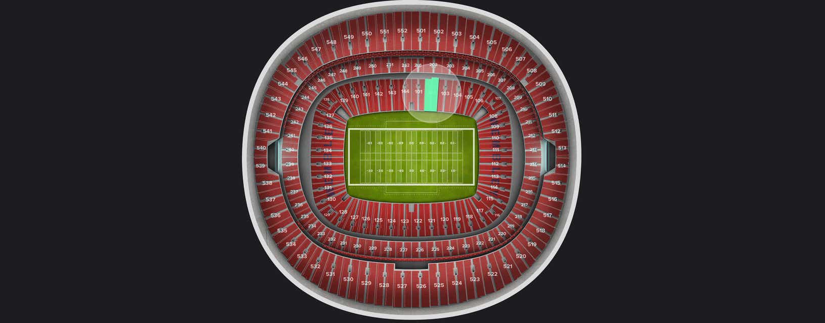 Seat view from Lower