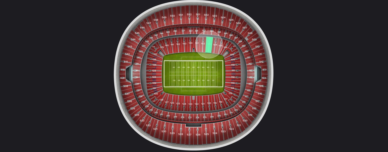 Seat view from Lower
