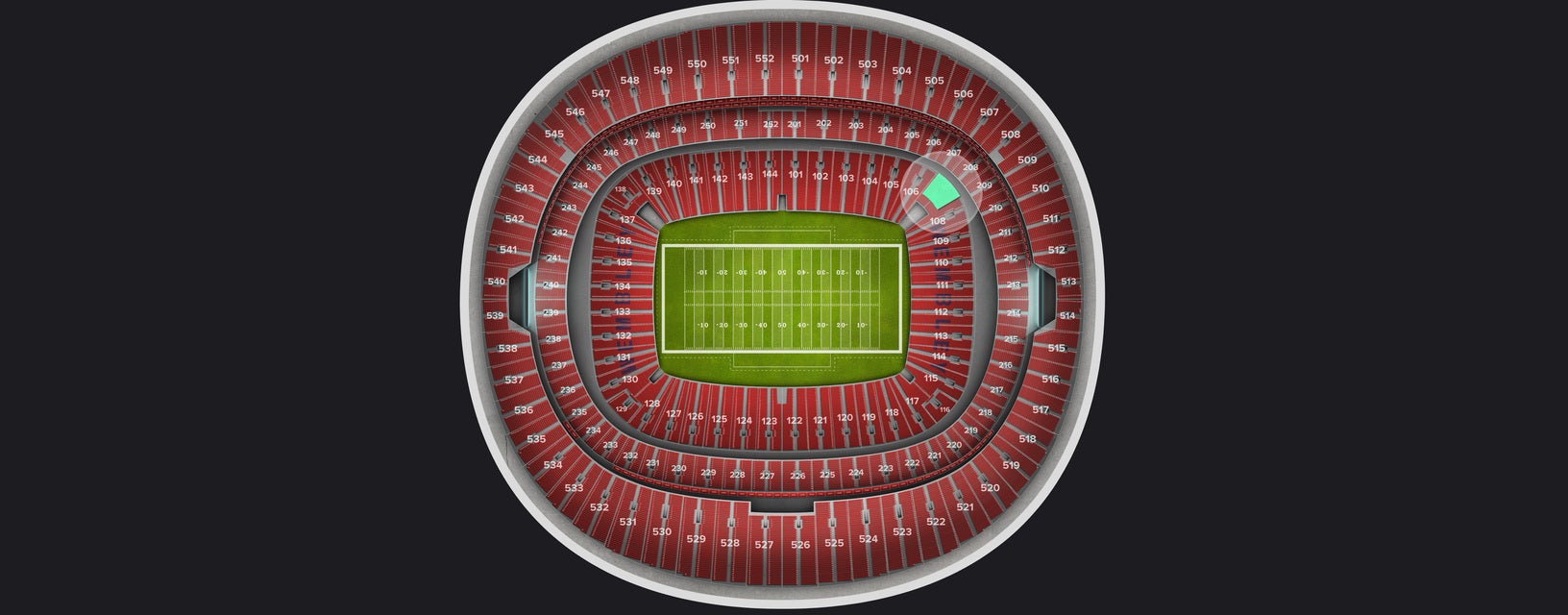 Seat view from Lower