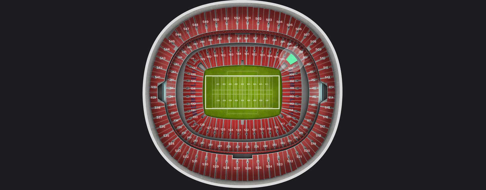 Seat view from Lower