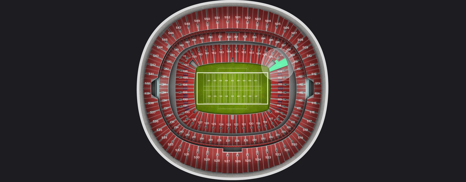 Seat view from Lower