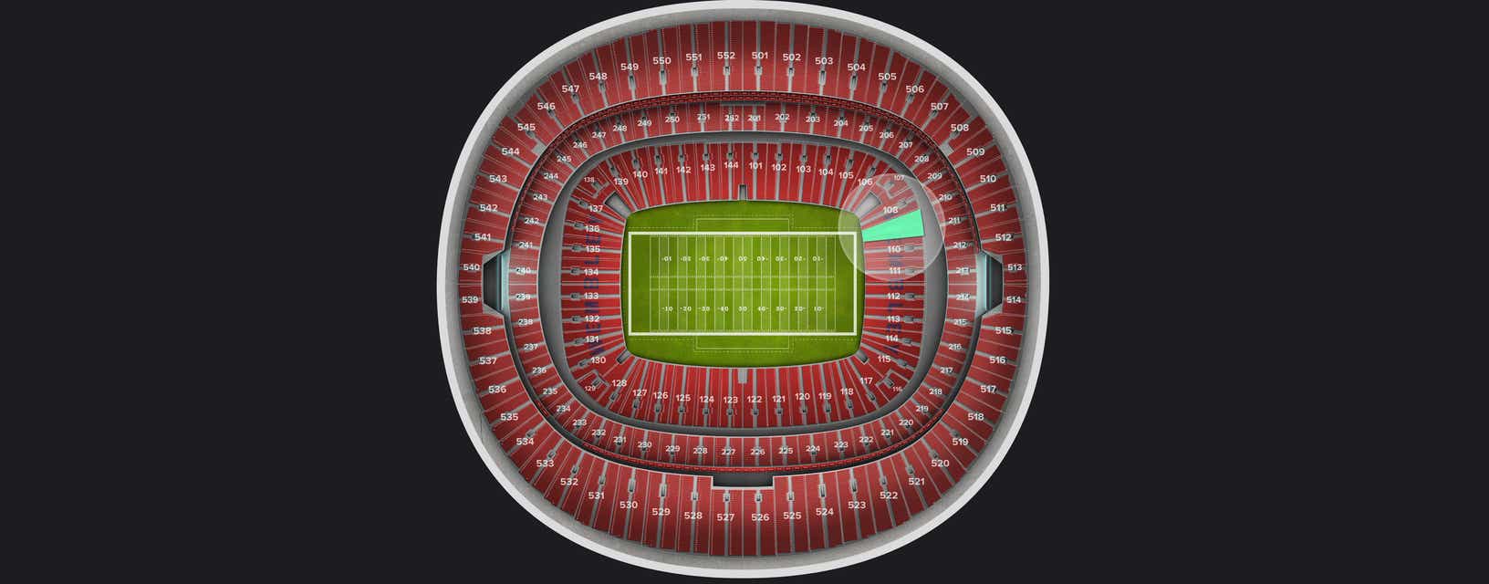 Seat view from Lower