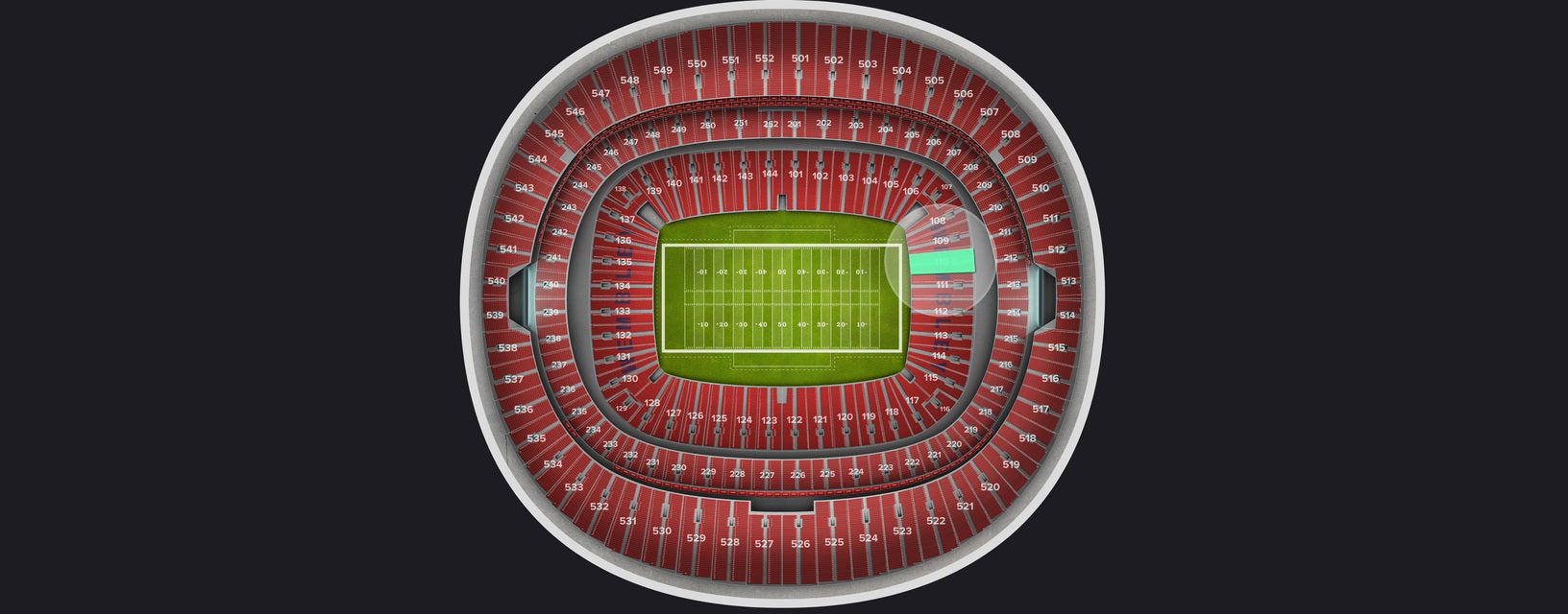 Seat view from Lower